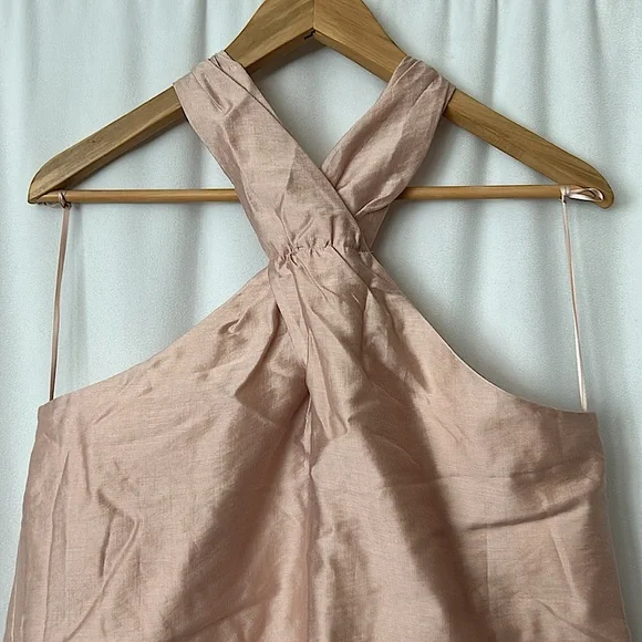 Joie NWT Blush Sand Earldena Halter Top Shirt **Size L** 🌸🌸 - Picture 5 of 6